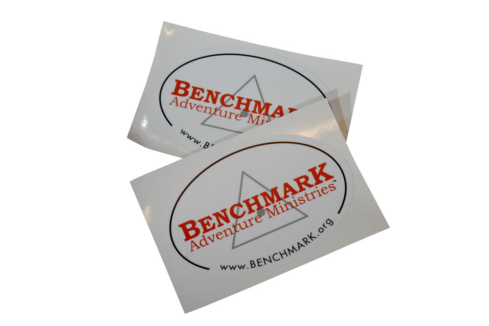 Benchmark sticker